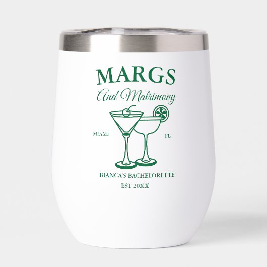 Margs en Huwelijk Bachelorette-feestje (Achterkant)