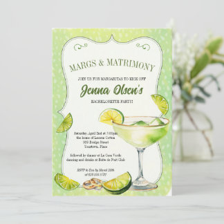 Margs en Huwelijk Bachelorette Party Kaart