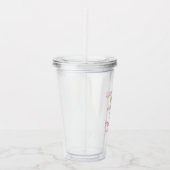 Margs en Huwelijk Margaritas Bachelorette Party Acryl Drinkbeker (Rechts)