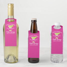 Margs en Huwelijk Margaritas Bachelorette Party Flessenhanger