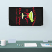 Margs en Huwelijk Margaritas Bachelorette Party Spandoek (Beurs)