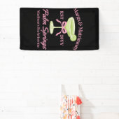 Margs en Huwelijk Margaritas Bachelorette Party Spandoek (Insitu)