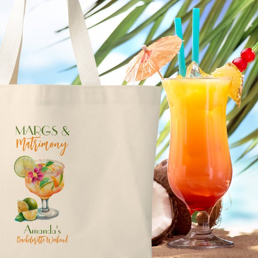 Margs en Huwelijk Tequila & Fiesta Vrijgezellenfee Grote Tote Bag