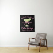 Margs en Matrimony Bachelorette Party Achtergrond Wandkleed (In situ)