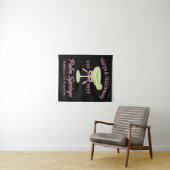 Margs en Matrimony Bachelorette Party Achtergrond Wandkleed (In Situ (horizontaal))