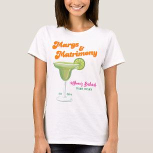 Margs en Matrimony vrijgezellenfeest bruidsmeisje T-shirt