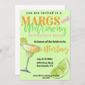 Margs & Huwelijk Bachelorette uitnodiging (Voorkant / Achterkant)