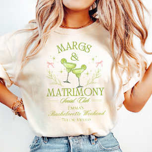 Margs & Huwelijk Custom Bachelorette Tshirt
