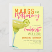 Margs & Huwelijk Margaritas Bachelorette Weekend Kaart (Voorkant)