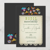 Margs & Huwelijk Mexicaanse Fiesta Trouwdouche Kaart (Voorkant / Achterkant)