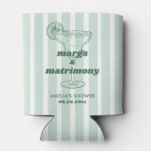 Margs & Huwelijk Retro Bachelorette Bruidsfeest Blikjeskoeler (Achterkant)