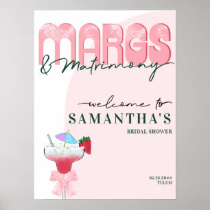 Margs Huwelijk Tequila Bach Vrijgezellenfeest Welk Poster