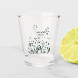 Margs Huwelijksfeest Schedelfeest Koppel Bruiloft Shot Glas