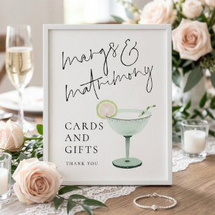 Margs Huwelijkskaarten Cadeaus Bord Bruidsfeest  Poster