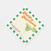 Margs & Matrimony Bachelorette Weekend feest Servet (Hoek)