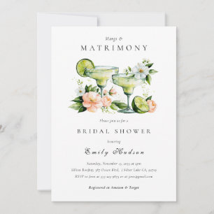 Margs & Matrimony Bloemige Bruidsfeest Kaart