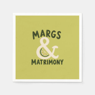Margs & Matrimony Limegroene Meidenavondfeestje Servet