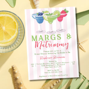 Margs & Matrimony Margarita Trio Bruiloftsborrel Kaart