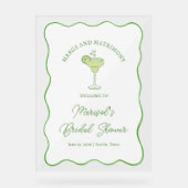 "Margs & Matrimony" Panneau de Bienvenue pour la F (Recto)