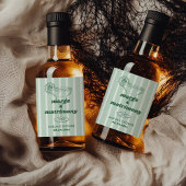 Margs & Matrimony Retro Bachelorette Vrijgezellenf Likeurfles Etiket