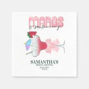 Margs Matrimony Tequila Bach Bruidsfeest Verwelkom Servet