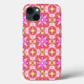 Marguerite, Daisies bloemen in retro-stijl Case-Mate iPhone Case (Achterkant)
