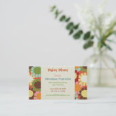 Marguerite Dissy - orange - carte de visite (Debout devant)