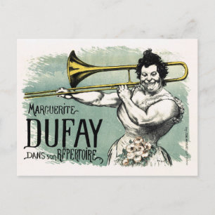 Marguerite Dufay Trombone Briefkaart