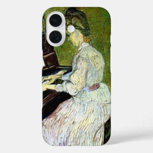 Marguerite Gachet aan de piano van Vincent van Gog iPhone 16 Hoesje