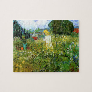 Marguerite Gachet in de tuin door Vincent van Gogh Legpuzzel