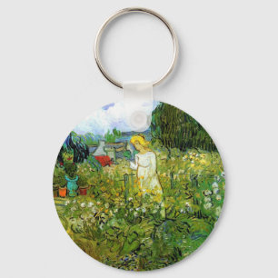 Marguerite Gachet in de tuin Sleutelhanger