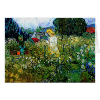 Marguerite Gachet in Garden Van Gogh Art