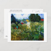 Marguerite Gachet in Garden Van Gogh Fine Art Briefkaart (Voorkant / Achterkant)