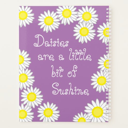 Marguerite jaune violet (Dos)