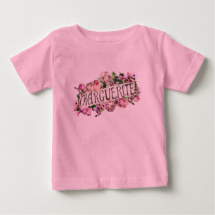 Marguerite Name  Floral Banner Cute & Girly