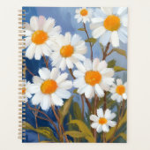Marguerites blanches fleurs aquarelle peintes (Devant)