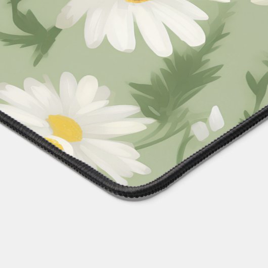 Marguerites blanches sur vert (Coin)
