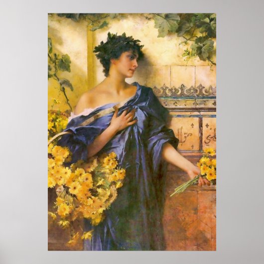 Marguerites door Conrad Kiesel Poster (Voorkant)