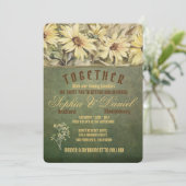 Marguerites D'Or Sur Les Invitations De Mariage De (Debout devant)