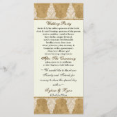 marguerites en bocal mason, programme de mariage b (Dos)