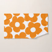 Marguerites Orange Rétro #1 #décoration #art (Serviette à main)
