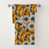 Marguerites sur orange (En situation)