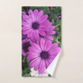 Marguerites violettes (Serviette à main)