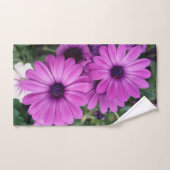 Marguerites violettes (Serviette à main)