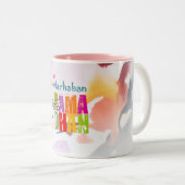 Marhaban ya Ramadhan Two-Tone Coffee Mok (Voorkant rechts)