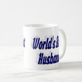 Mari avec un mug à café à moitié texte bleu foncé (Devant droit)