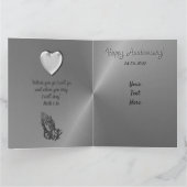 Mari de la carte religieuse du 25e anniversaire du (Intérieur)