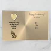 Mari de la carte religieuse du 50e anniversaire d' (Intérieur)