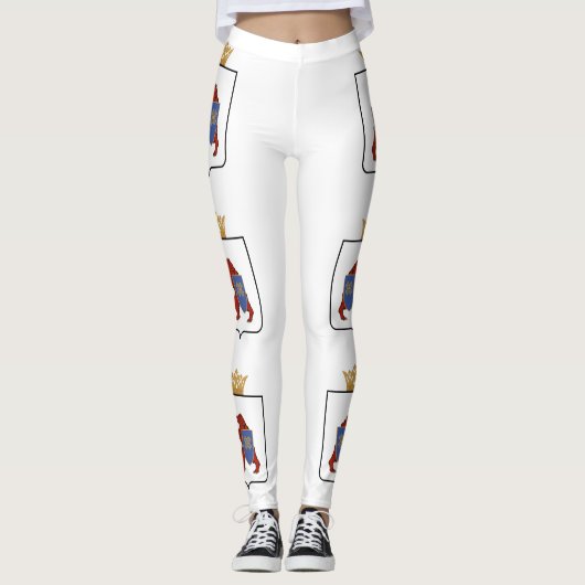Mari El Flag Leggings (Voorkant)