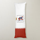 Mari El Flag Lichaamskussen (Achterkant (Verticaal))